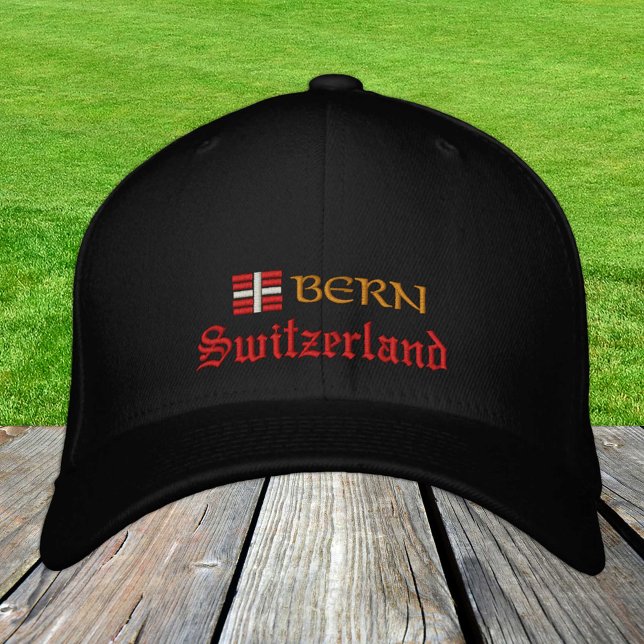 Casquette Brodée Bern & Suisse fashion / Swiss Flag Patriotes (Créateur téléchargé)