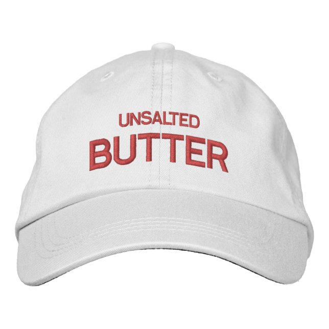 Casquette Brodée Beurre non salé (Devant)