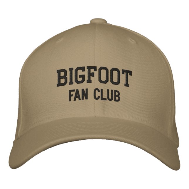 Casquette Brodée BIGFOOT, Fan Club (Devant)