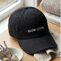 Bl Sérigraphie Serif Slow Living en détresse Vinta