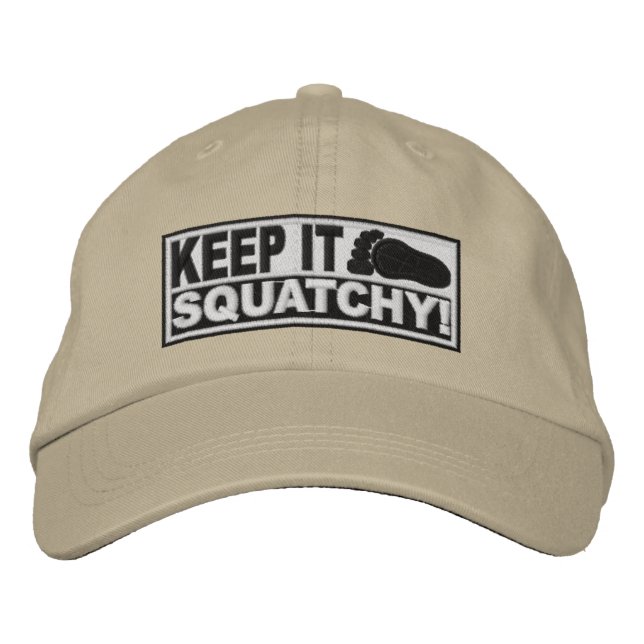 Casquette Brodée Blanc *EMBROIDÉE* Gardez-Le Psquatté ! - Bobo (Devant)