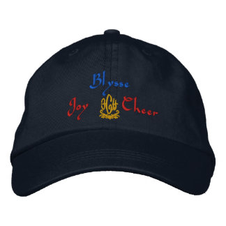 Casquette Brodée Blysse Nom Avec Anglais Signifiant Marine