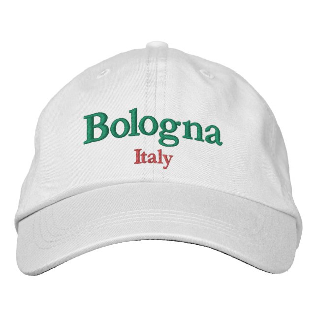 Casquette Brodée Bologne Italie City Pride (Devant)