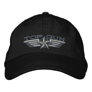 Casquette Brodée Bonnes ailes du pilote d'insigne étoile