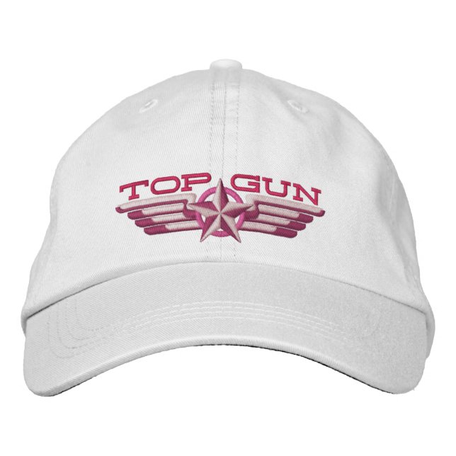Casquette Brodée Bonnes ailes du pilote d'insigne étoile (Devant)