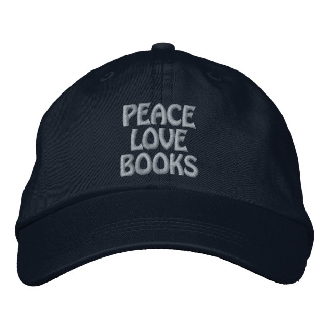 Casquette Brodée Books Reading Embroidered Hat (Devant)