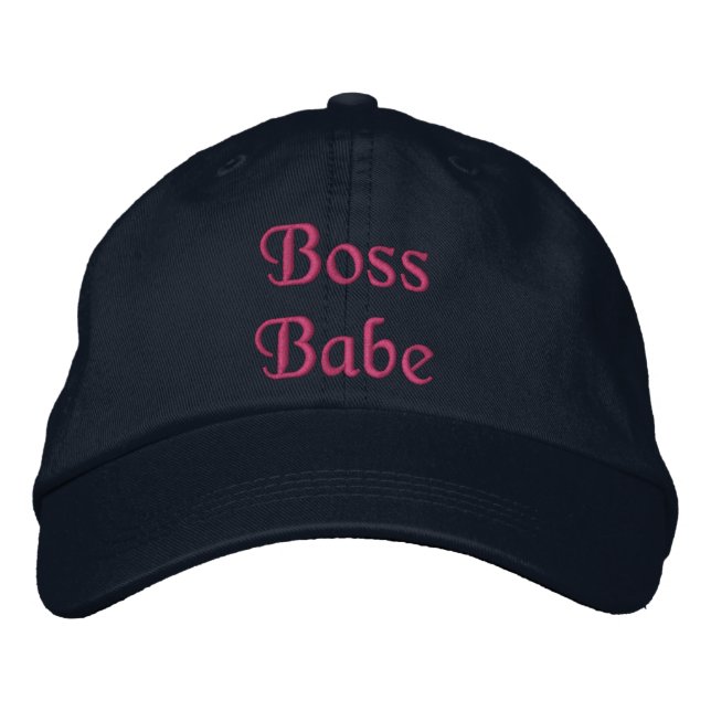 Casquette Brodée Boss Babe lâchez votre puissance intérieure Femme  (Devant)
