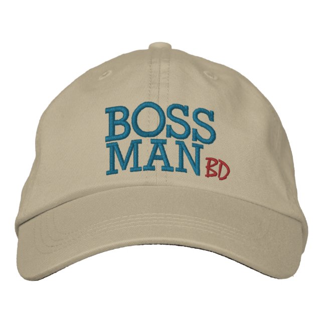 Casquette Brodée Boss Man par SRF (Devant)