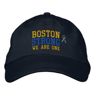 Casquette Brodée Boston Strong NOUS SOMMES UNE Édition Ruban