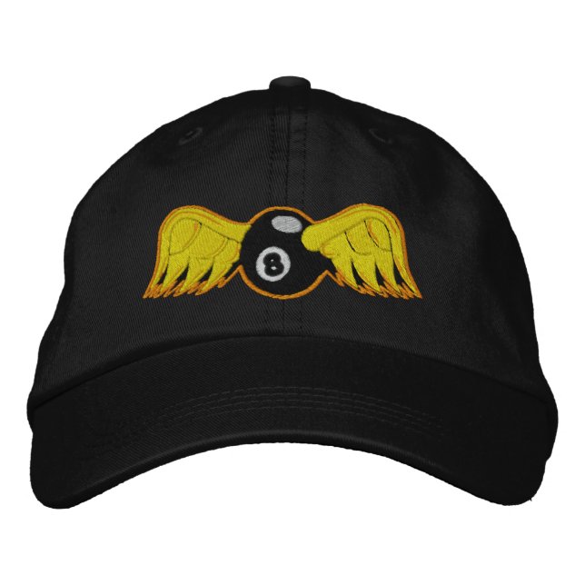 Casquette Brodée Boule Flying Eye 8 (Devant)