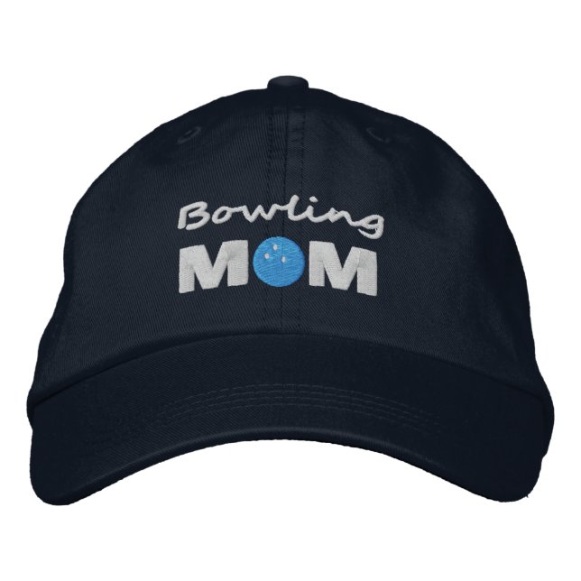 Casquette brodée Bowling Maman (Devant)
