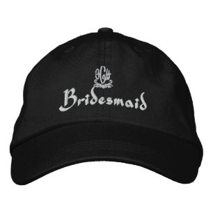 Casquette Brodée Bridesmaid Mariage I Black