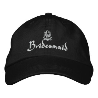Casquette Brodée Bridesmaid Mariage I Black
