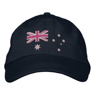 Casquette Brodée Broderie du drapeau féminin australien