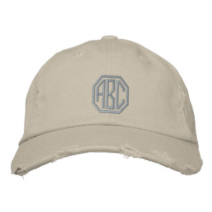 Casquette Brodée Broderie Monogramme Initiales personnalisées