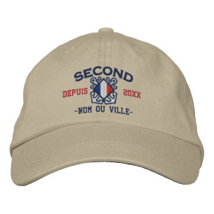Casquette Brodée Broderie nautique personnalisée Français Premier M