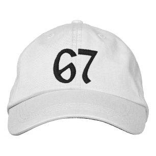 Casquette Brodée Broderie personnalisée 67 six sept