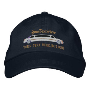 Casquette Brodée Broderie personnalisée de conducteur de limousine