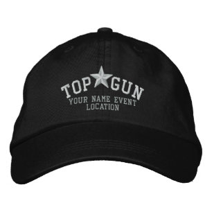 Casquette Brodée Broderie personnalisée d'étoile de Top Gun
