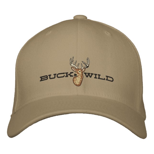 Casquette Brodée Buck Wild (Devant)