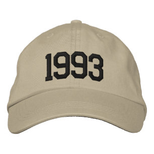 Casquette Brodée Cadeau d'anniversaire personnalisé avec année de r