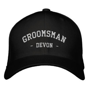 Casquette Brodée Cadeau de garçon d'honneur pour la fête d'enterrem