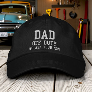 Casquette Brodée Cadeau drôle pour papa hors service