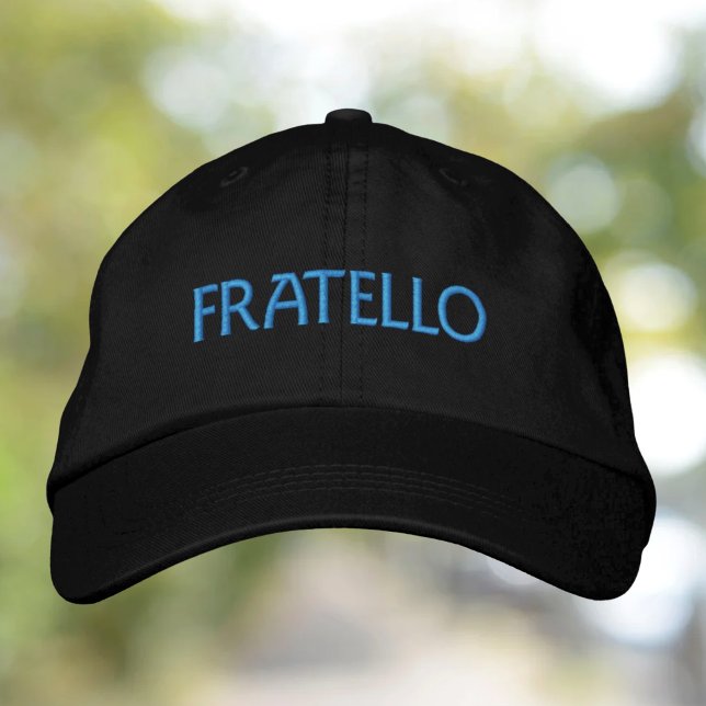 Casquette Brodée Cadeau italien Fratello pour Brother (Créateur téléchargé)