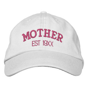 Casquette Brodée Cadeau personnalisé pour nouvelle maman Texte pers
