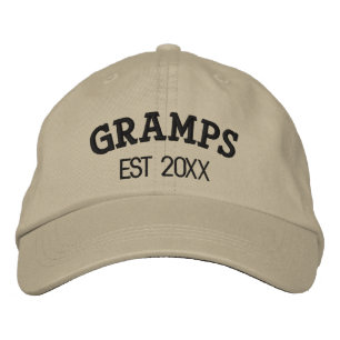 Casquette Brodée Cadeau Personnalisé pour Papy avec Texte Personnal