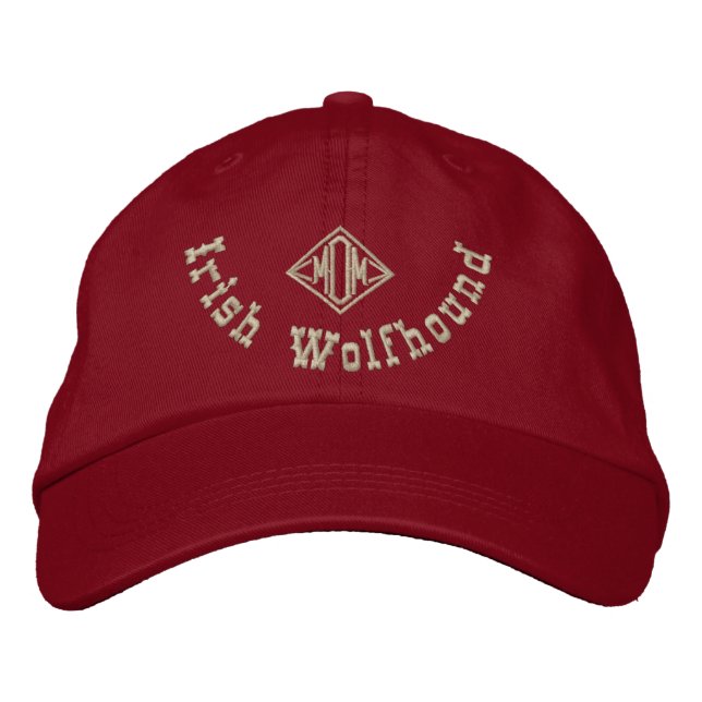 Casquette Brodée Cadeaux de maman Wolfhound irlandais (Devant)