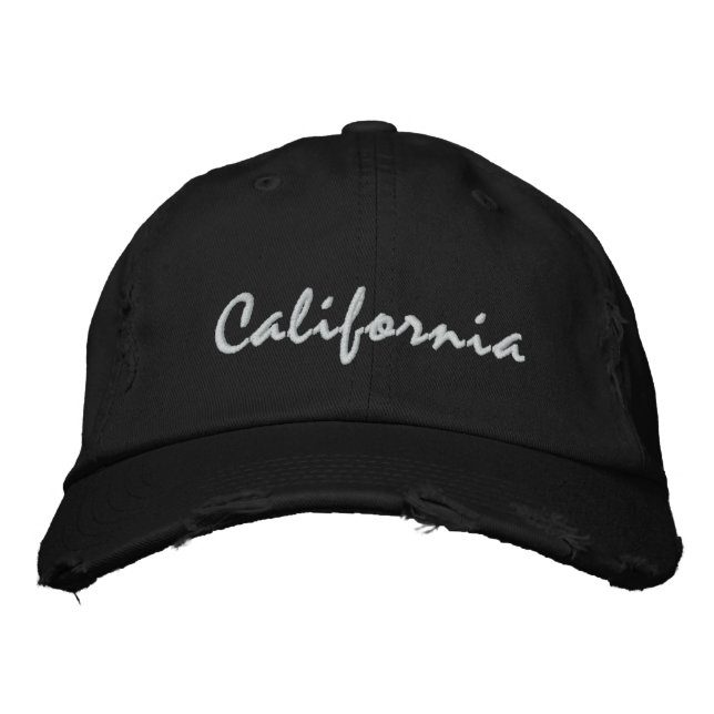 Casquette Brodée Californie (Devant)