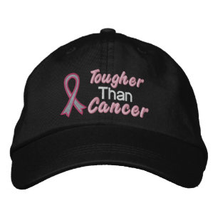 Casquette Brodée Cancer du sein plus résistant que le cancer du sei