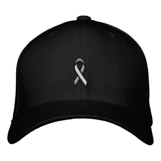 Casquette Brodée Cancer du sein Ruban rose (Devant)