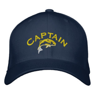 Casquette Brodée Capitaine de bateau de pêche