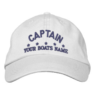 Casquette Brodée Capitaine de voile