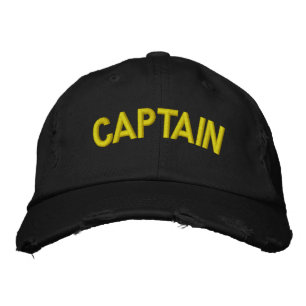 Casquette Brodée Capitaine d'un bateau ou d'une équipe sportive