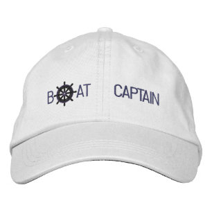 Casquette Brodée Capitaine Nautique Bateau Bateau Bateau Personnali