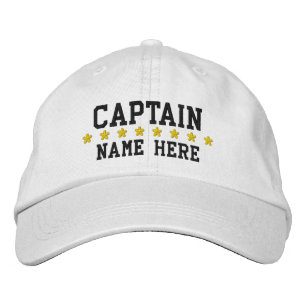 Casquette Brodée Capitaine - personnalisable