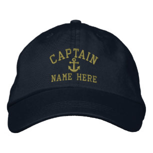 Casquette Brodée Capitaine - personnalisable