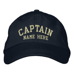 Casquette Brodée Capitaine - personnalisable