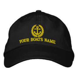 Casquette Brodée Capitaines de voiliers personnalisés