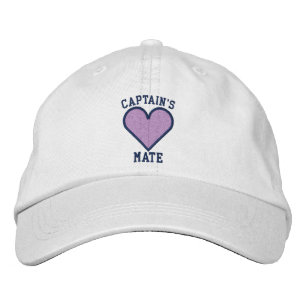 Casquette Brodée CAPITAINE'S MATE Heart Design