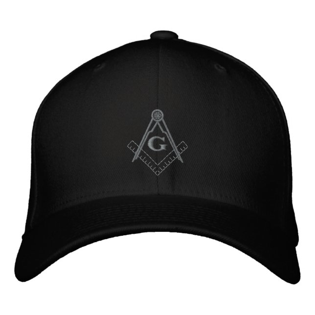 Casquette Brodée Carré brodé et boussole (Devant)