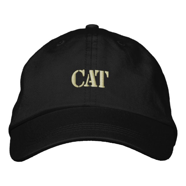 CASQUETTE BRODÉE CAT (Devant)