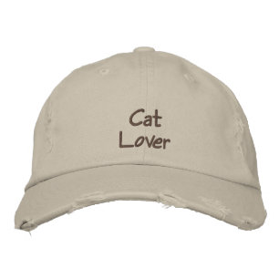 Casquette Brodée Cat Lover Embroidered Baseball Cap / Hat