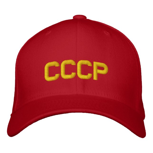CASQUETTE BRODÉE CCCP (Devant)