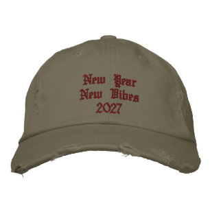 Casquette Brodée Célébration Nouvel An Nouvelles Vibrations 2027 Ol