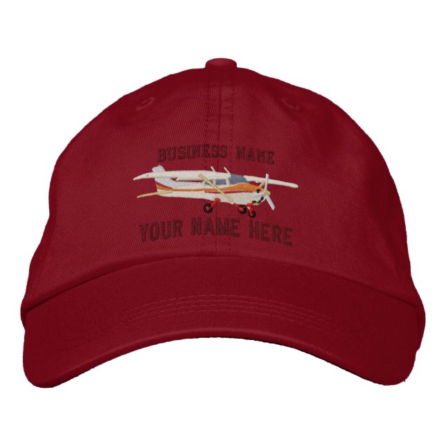 Casquette Brodée Cessna Classique Aéronefs Personnaliser (Devant)