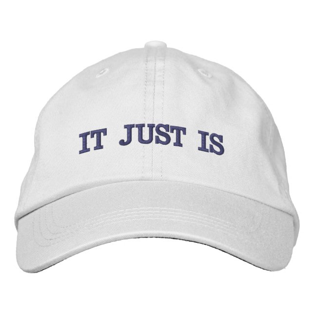 Casquette Brodée "C'Est Juste" (Devant)